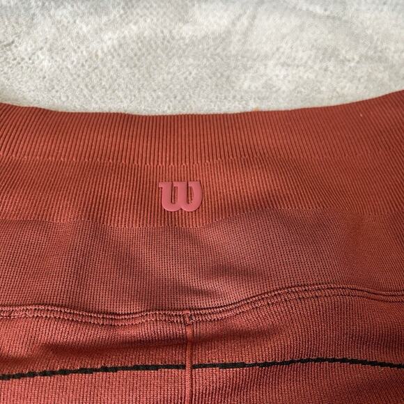 Wilson Athletic Shorts Long Running, Tennis, Active Orange Size Small - Picture 2 of 6